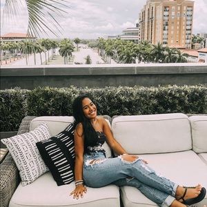 Fashion Nova Highly distressed jeans